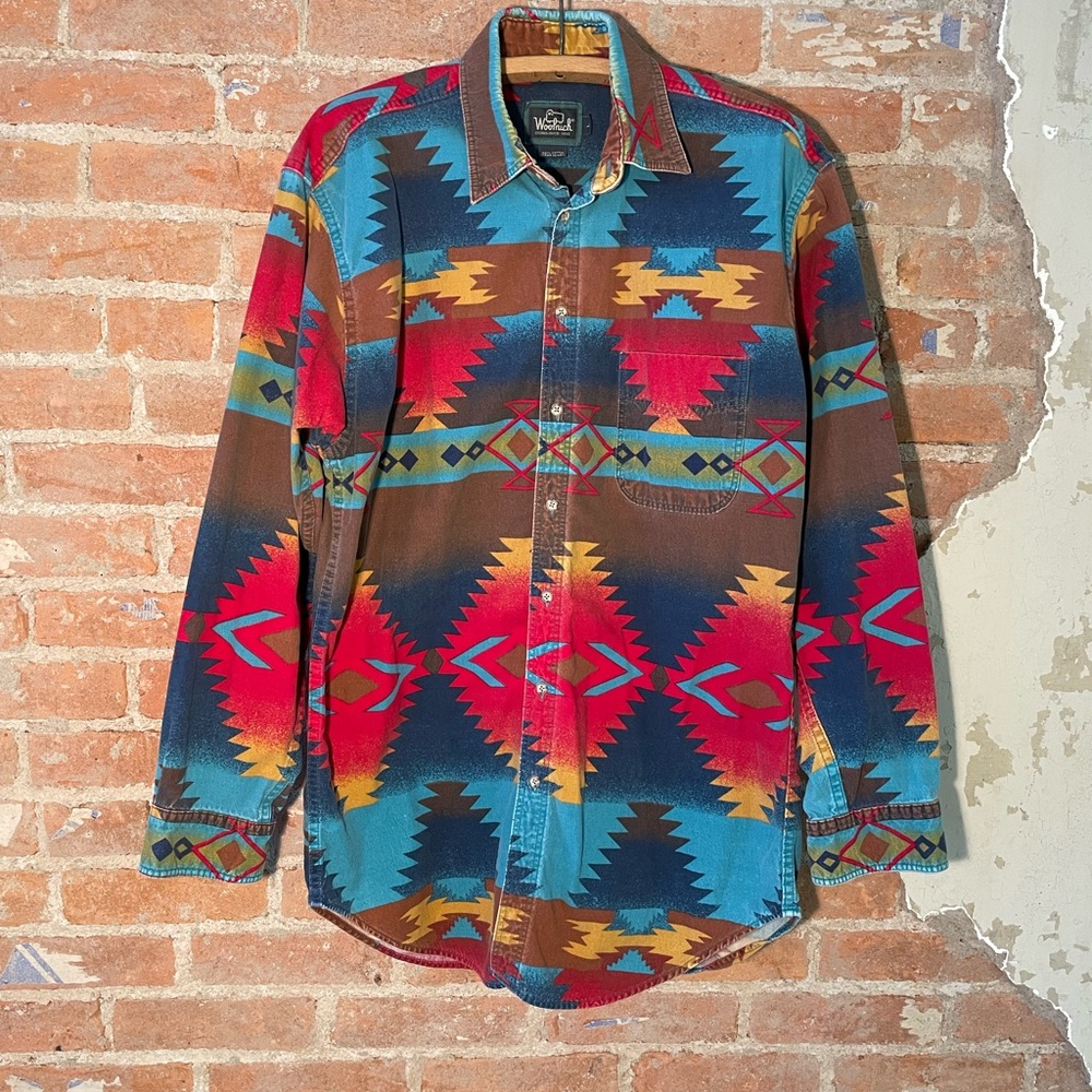 Woolrich Multicolor Geometric Cotton Shirt